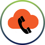 cloud and phone icon inside circle, indicating SIP Trunking