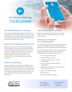 Mobile Application for ACC's Hosted Cloud Phone System