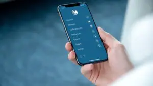 CoreNexa cloud phone system mobile app screenshot on smartphone