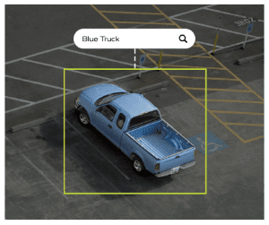 blue truck smart search using EEN cloud VMS platform