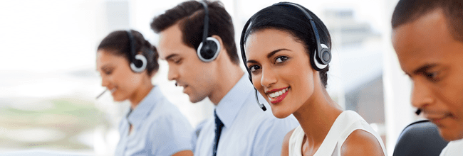 VoIP phone system with contact call center features