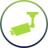 IP Security Camera icon inside a circle