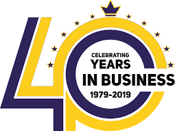 40 years in business badge