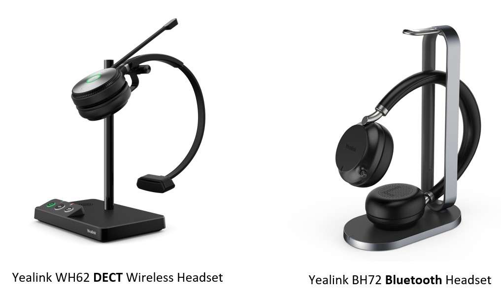 Yealink DECT and Bluetooth Headsets