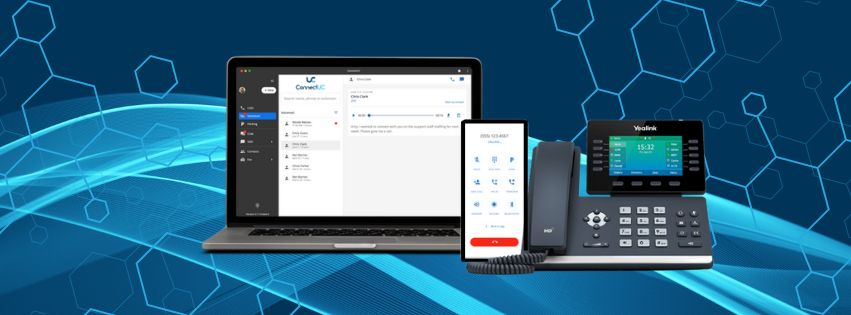 ConnectUC Cloud Phone System, mobile app & Yealink phone