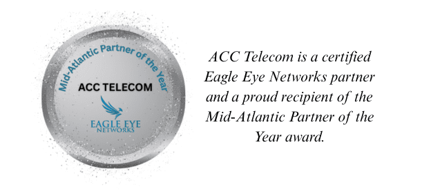 Eagle Eye Networks Mid-Atlantic Partner of the Year award.