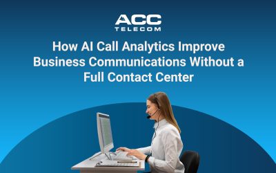 How AI Call Analytics Improve Business Communications Without a Full Contact Center